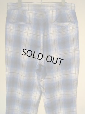 画像5: UNUSED（アンユーズド） チェックパンツ ブルーオンブレチェック