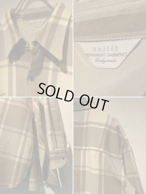 画像4: UNUSED（アンユーズド） オーバーサイズ サイドスリットチェックシャツ