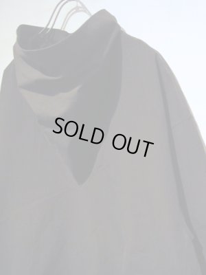 画像3: DAMIR DOMA（ダミールドーマ） オーバーサイズ スカーフカラーシャツ ブラック