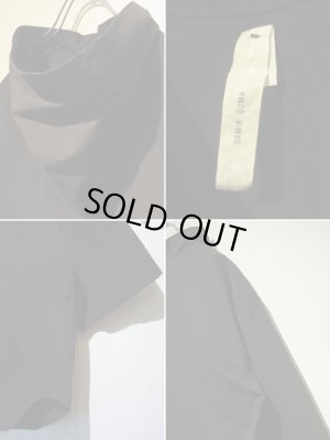画像4: DAMIR DOMA（ダミールドーマ） オーバーサイズ スカーフカラーシャツ ブラック