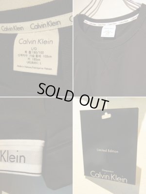 画像5: Calvin Klein（カルバンクライン） ボトムロゴテープ スウェット ブラック