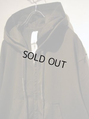 画像4: DAMIR DOMA（ダミールドーマ） ダブルフーデッド ジップアップパーカ ダークオリーブ