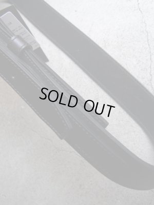 画像6: ESSAY（エッセイ） レザーガンベルト ブラック