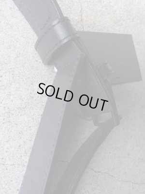 画像8: ESSAY（エッセイ） レザーガンベルト ブラック