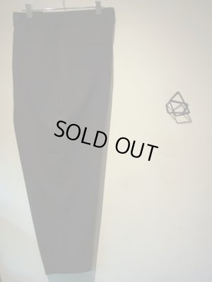 画像8: ESSAY（エッセイ） ワイドテーパードスラックス ネイビー