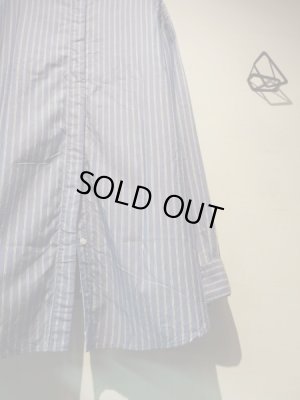 画像10: UNUSED（アンユーズド） オーバーサイズ ストライプシャツ ブルー