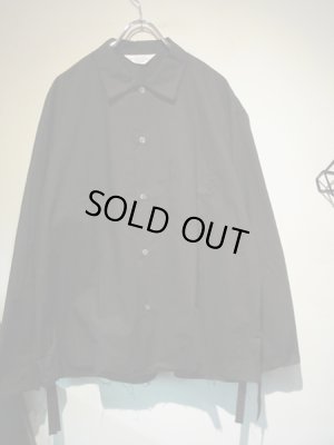 画像2: UNUSED（アンユーズド） カットオフシャツ ブラック