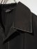 画像5: UNUSED（アンユーズド） 100％シルク オープンカラーシャツ ブラック