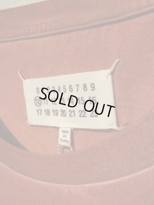 画像4: Martin Margiela（マルタンマルジェラ） 10ライン ピグメントダイ クルーネックTシャツ テラコッタ