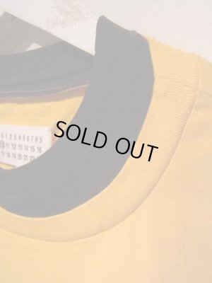 画像5: Maison Margiela（メゾン マルジェラ） 10ライン レイヤードTシャツ オレンジ×ブラック