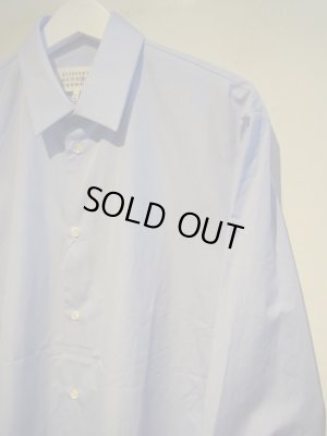 画像4: Maison Margiela（メゾン マルジェラ） 14ライン コットンシャツ ライトブルー