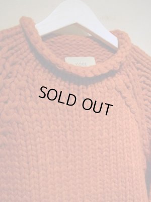 画像4: YOKE（ヨーク） グラデーションゲージ ハンドニット オレンジ