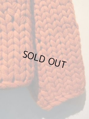 画像8: YOKE（ヨーク） グラデーションゲージ ハンドニット オレンジ