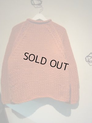 画像9: YOKE（ヨーク） グラデーションゲージ ハンドニット オレンジ