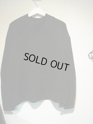 画像2: UNUSED（アンユーズド） 5G クルーネックニット ブラック