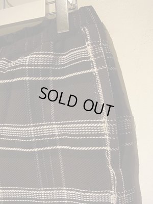 画像5: UNUSED（アンユーズド） チェック イージーパンツ ブラック