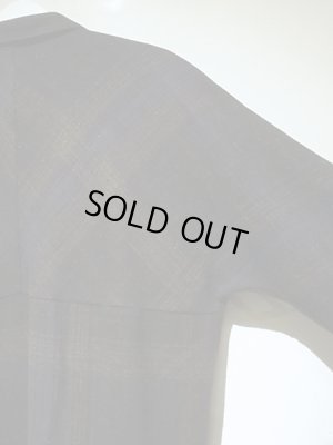 画像10: STEPHAN SCHNEIDER（ステファンシュナイダー） チェックウールシャツ ブラック×グレー×ネイビー