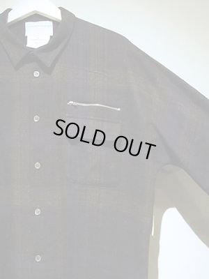 画像3: STEPHAN SCHNEIDER（ステファンシュナイダー） チェックウールシャツ ブラック×グレー×ネイビー