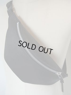 画像2: NL（ニール） Felix（フェリックス） レザーウエストバッグ ブラック