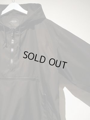 画像6: UNUSED（アンユーズド） ハーフジップアノラックパーカ ブラック