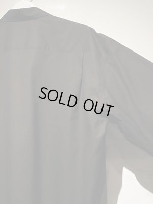 画像8: UNUSED（アンユーズド） オープンフロントシャツ ブラック