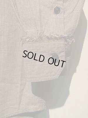 画像5: ESSAY（エッセイ） セルビッチシャツ グレー×ベージュ