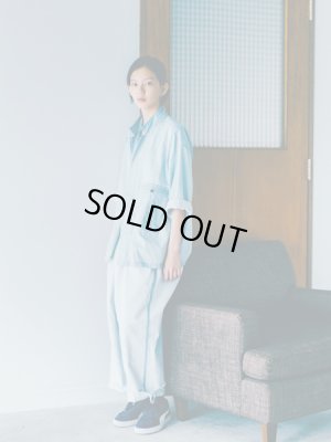 画像11: ESSAY（エッセイ） HAKAMA デニムパンツ ブリーチインディゴ