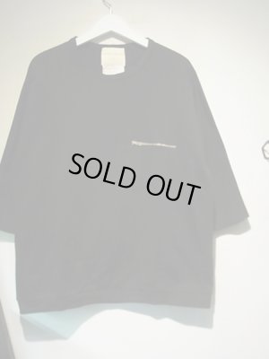 画像2: STEPHAN SCHNEIDER（ステファンシュナイダー） クォータースリーブカットソー ブラック