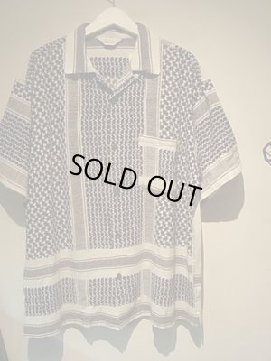 画像2: UNUSED（アンユーズド） ショートスリーブ アフガンシャツ モノトーン