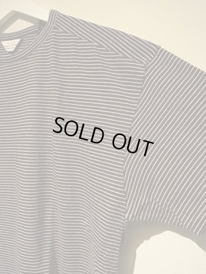 画像4: UNUSED（アンユーズド） カシミアミックス ボーダーTシャツ ブラック×ホワイト