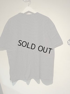 画像6: UNUSED（アンユーズド） カシミアミックス ボーダーTシャツ ブラック×ホワイト