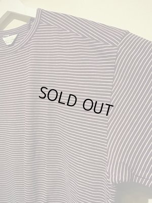 画像4: UNUSED（アンユーズド） カシミアミックス ボーダーTシャツ パープル×ホワイト