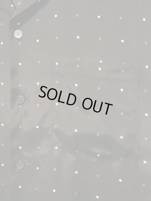 画像5: UNUSED（アンユーズド） スクエアドットオープンカラーレーヨンシャツ ブラック