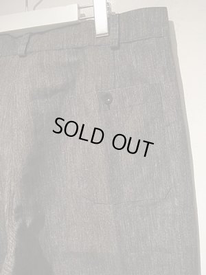 画像10: デッドストック ユーロ ブラックシャンブレーワークパンツ ソルト＆ペッパー