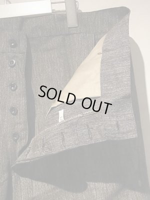 画像5: デッドストック ユーロ ブラックシャンブレーワークパンツ ソルト＆ペッパー