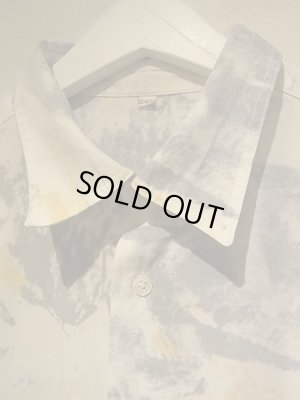 画像3: ユーロ 半袖レーヨンシャツ ウォーターカラーペイント柄