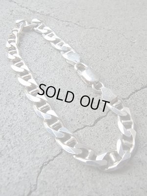 画像2: イタリアンアンティーク シルバーチェーンブレスレット