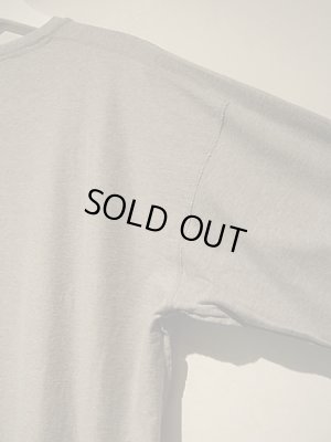 画像10: UNUSED（アンユーズド） インサイドアウト仕様 変則ロングスリーブTシャツ グレー