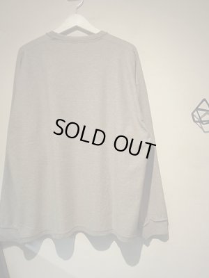画像9: UNUSED（アンユーズド） インサイドアウト仕様 変則ロングスリーブTシャツ グレー