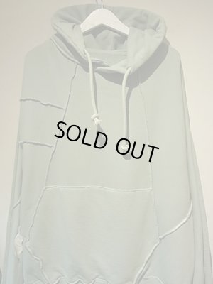 画像11: Maison Margiela（メゾン マルジェラ） 10ライン カットオフインサイドアウト スウェットパーカ ミントグリーン