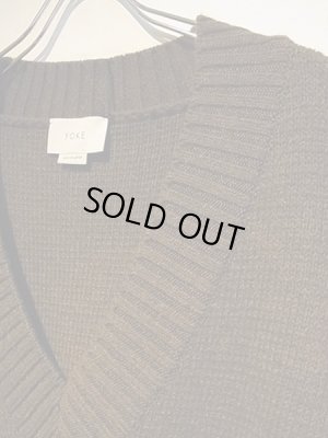 画像3: YOKE（ヨーク） 5G ミラノリブVネックニット ブラウン