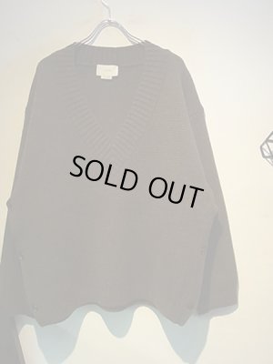 画像2: YOKE（ヨーク） 5G ミラノリブVネックニット ブラウン