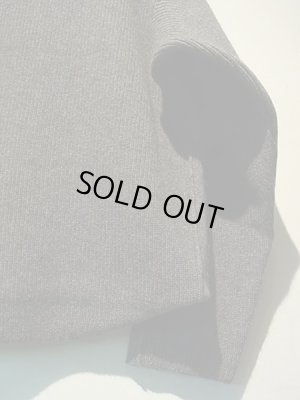 画像10: YOKE（ヨーク） 7G アルパカウールカーディガンリブステッチニット ヘザーグレー