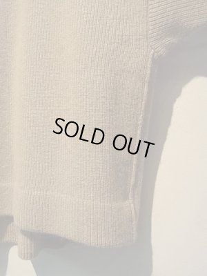 画像7: YOKE（ヨーク） 7G アルパカウールカーディガンリブステッチニット ベージュ