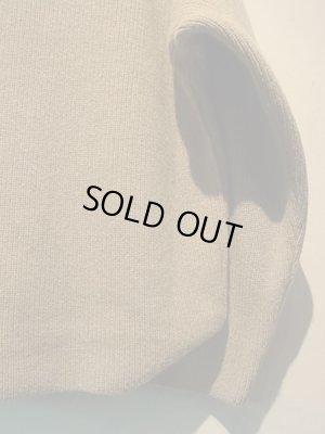 画像10: YOKE（ヨーク） 7G アルパカウールカーディガンリブステッチニット ベージュ