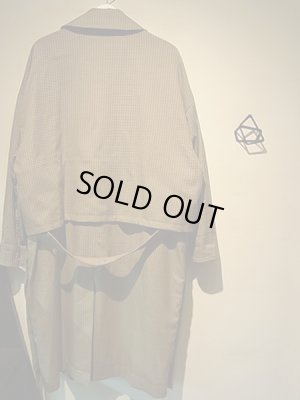 画像8: YOKE（ヨーク） 5カラーズプレイドウール 3WAYバルカラーシェアコート ベージュプレイド