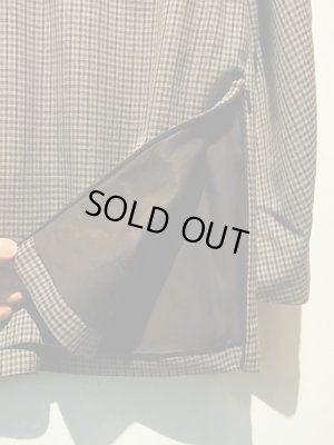 画像10: YOKE（ヨーク） 5カラーズプレイドウール ルーズダブルブレステッドジャケット グレープレイド