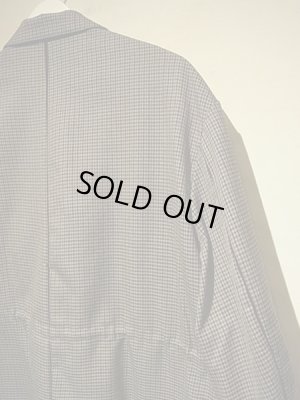 画像8: YOKE（ヨーク） 5カラーズプレイドウール ルーズダブルブレステッドジャケット グレープレイド