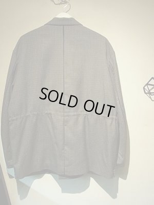 画像7: YOKE（ヨーク） 5カラーズプレイドウール ルーズダブルブレステッドジャケット グレープレイド