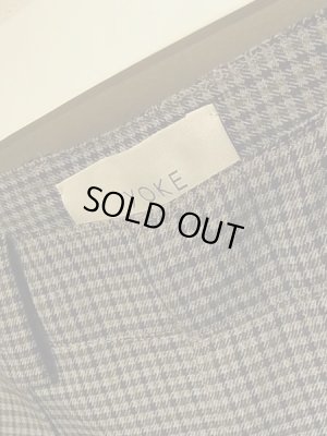 画像6: YOKE（ヨーク） 5カラーズプレイドウール 1タックワイドトラウザーズ グレープレイド